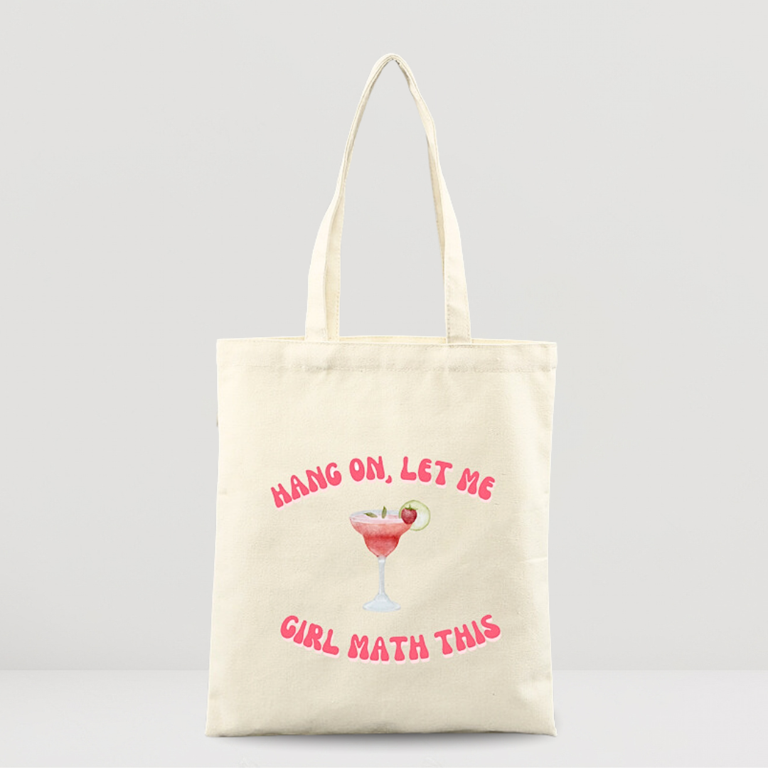 Girl Math Tote Bag