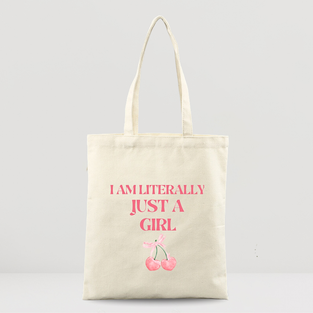 Just A Girl Tote Bag