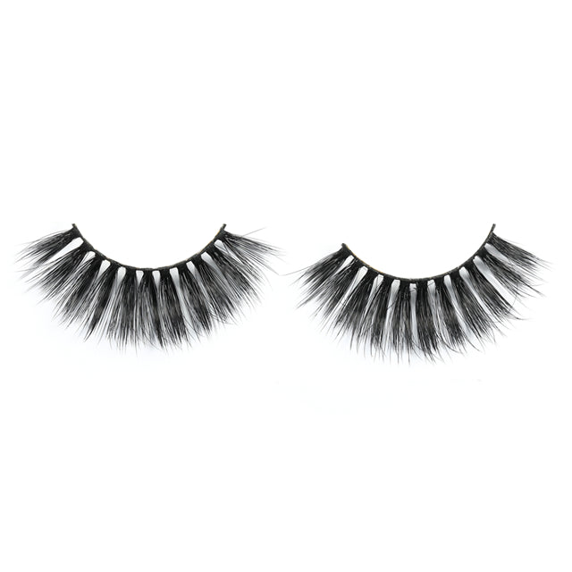 Eyelash set with glue